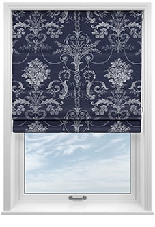 Laura Ashley Josette, Midnight - Roman Blind